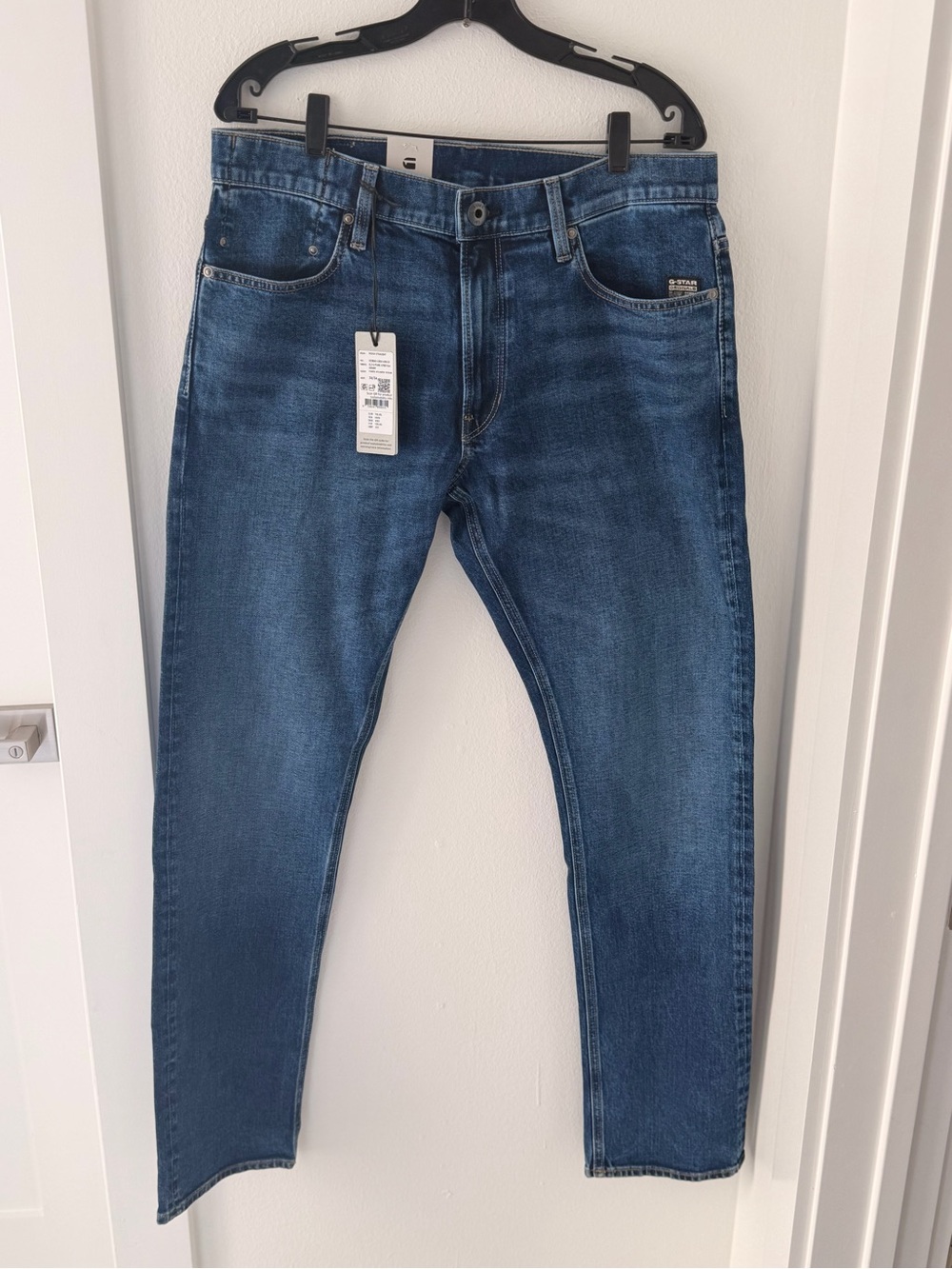 G-Star RAW 3301 Men's Jeans W34 L34 Regular Tapered Blue Denim NWT Brand New